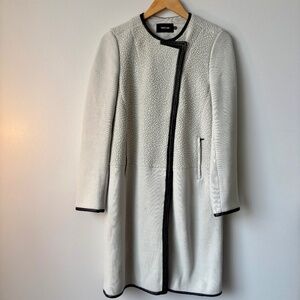 TURNOVER Ivory wool coat EU 36